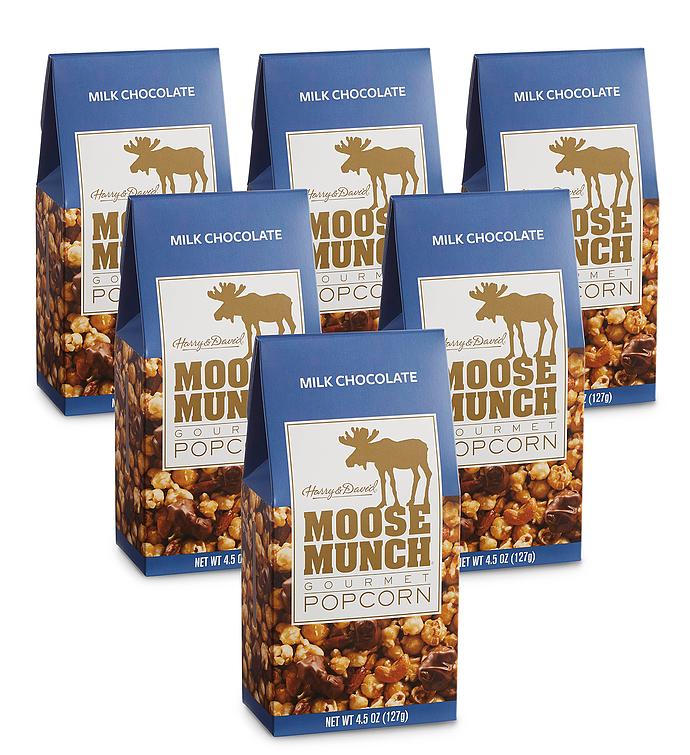 Moose Munch&#174; Milk Chocolate Premium Popcorn 6-Pack